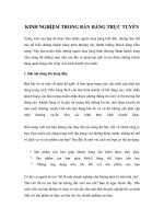 KINH NGHIỆM TRONG BÁN HÀNG TRỰC TUYẾN pot