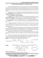 CHUYÊN ĐỀ SƠ ĐỒ PHẢN ỨNG TRONG ESTE doc