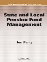 State and Local Pension Fund Management docx
