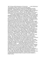 the breakdown of community ray oldenburg ishmael reed