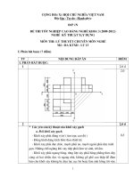 đáp án đề thi lý thuyết-kỹ thuật xây dựng-mã đề thi ktxd-th (13)