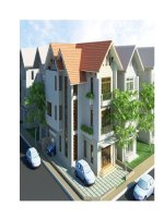 Thiết kế biệt thự mini 3 tầng trên đất 9,79 x 14,9m pdf