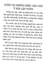 Vườn và những điều cần chú ý khi lập vườn ppt