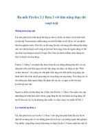 Ra mắt Firefox 3.1 Beta 3 với khả năng thực thi vượt trội docx