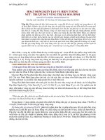 HOẠT ĐỘNG KIẾN TẠO VÀ HIỆN TƯỢNG NỨT - TRƯỢT ĐẤT VÙNG THỊ XÃ HOÀ BÌNH potx