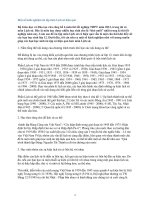 Một số kinh nghiệm ôn tập môn Lịch sử hiệu quả docx