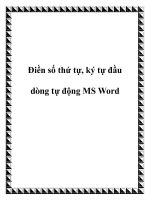 Điền số thứ tự, ký tự đầu dòng tự động MS Word docx