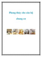 Phong thủy cho căn hộ chung cư docx