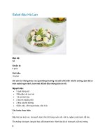 Salad đậu Hà Lan pptx