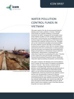 WATER POLLUTION CONTROL FUNDS IN VIETNAM ppt