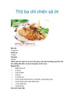 Thịt ba chỉ chiên sả ớt pdf