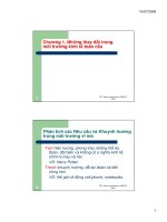 Chính sách ngoại thương: chương 1 Những thay đổi trong môi trường kinh tế toàn cầu