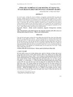 TÍNH GÓC NGHIÊNG CỦA DỊ THƯỜNG TỪ DẠNG VỈA Ở NAM BỘ BẰNG BIẾN ĐỔI WAVELET POISSION-HARDY doc