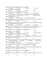 Đề Thi Thử Đại Học Hóa 2013 - Phần 2 - Đề 3 pptx