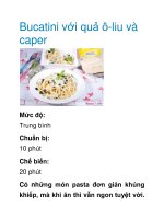 Bucatini với quả ô-liu và caper potx