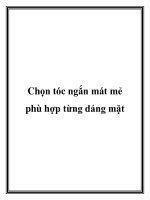 Chọn tóc ngắn mát mẻ phù hợp từng dáng mặt pot