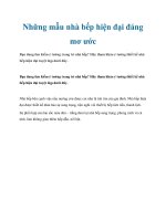 Những mẫu nhà bếp hiện đại đáng mơ ước pot