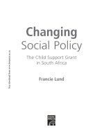Changing Social Policy pot