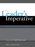 The Leader’s Imperative: Ethics, Integrity, and Responsibility pdf