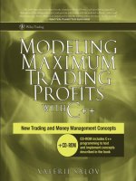Valerii salov   modeling maximum trading profits with c++, new trading and money management