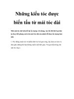 Những kiểu tóc được biến tấu từ mái tóc dài pot