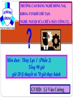 Bài Giảng Thủy lưc