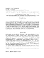 AN IMPROVED METHOD OF CONSTRUCTING A DATABASE OF MONTHLY CLIMATE OBSERVATIONS AND ASSOCIATED HIGH-RESOLUTION GRIDS docx