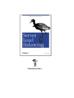 o'reilly - server load balancing