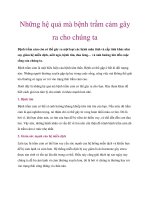 Những hệ quả mà bệnh trầm cảm gây ra cho chúng ta ppt