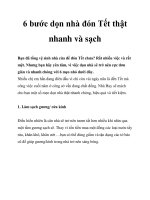 6 bước dọn nhà đón Tết thật nhanh và sạch pptx