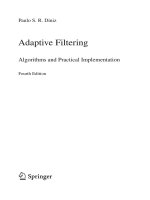 Adaptive Filtering : Algorithms and Practical Implementation doc