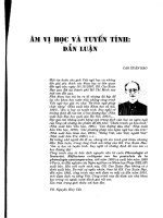 Báo cáo khoa học:Âm vị học và tuyến tính dẫn luận docx