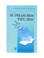 Giáo trình sư phạm học tiểu học docx