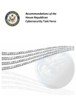 Recommendations of the House Republican Cybersecurity Task Force docx