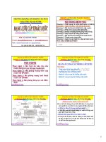 MẠNG LƯỚI CẤP THOÁT NƯỚC - CHƯƠNG 2 QUANT LÝ CUNG CẦU TRONG CẤP NƯỚC ppt