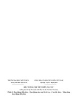 Đề cương chi tiết môn vật lý   đh mở