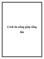 Cách ăn uống giúp sống lâu pot