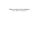 Multi-way Analysis in the Food Industry Models, Algorithms, and Applications pptx