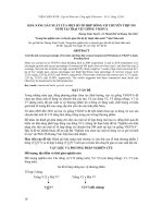 Khả năng sản xuất của một số tổ hợp dòng vịt chuyên thịt SM nuôi tại trại vịt giống Vigova doc
