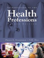 INTRODUCTION to the HEALTH PROFESSIONS pdf