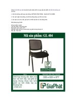 Ghế phòng họp GL404 pot