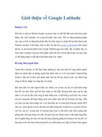 Giới thiệu về Google Latitude potx