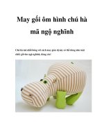 May gối ôm hình chú hà mã ngộ nghĩnh pdf