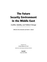 The Future Security Environment in the Middle East - Conflict, Stability, and Political Change pptx