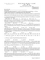 Đề Thi Thử Đại Học Vật Lý 2013 - Phần 2 - Đề 8 (có đáp án) potx