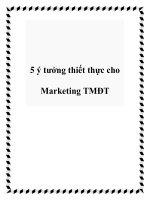 5 ý tưởng thiết thực cho Marketing TMĐT docx