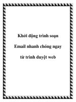 Khởi động trình soạn Email nhanh chóng ngay từ trình duyệt web pdf