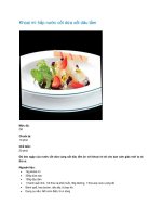 Khoai mì hấp nước cốt dừa xốt dâu tằm docx