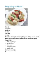 Bong bóng cá xào ớt ppt