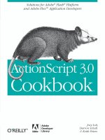 ActionScript 3.0 Cookbook: Solutions for Flash Platform potx